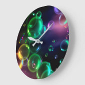 Iridescent bundel op zwart grote klok (Hoek)