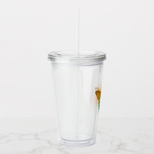 Iridescent Butterfly Acryl Drinkbeker (Rechts)