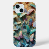 Iridescent Butterfly Garden Case-Mate iPhone Case (Achterkant)