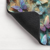 Iridescent Butterfly Garden Mousepad Muismat (Hoek)
