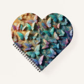 Iridescent Butterfly Garden Notitieboek (Voorkant)