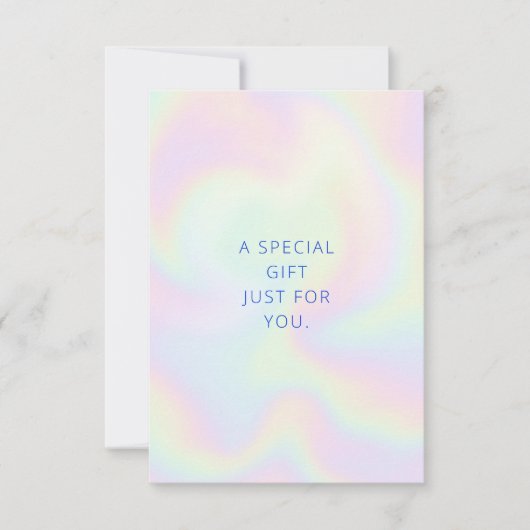 Iridescent Cadeaubon (Voorkant)