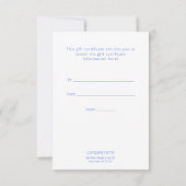 Iridescent Cadeaubon (Achterkant)