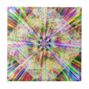 Iridescent Chrome Dertien Tegeltje