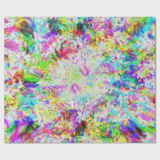 Iridescent Chrome Eight Cadeaupapier (Vlak)