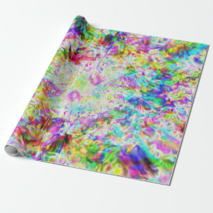 Iridescent Chrome Eight Cadeaupapier