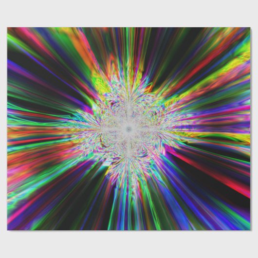 Iridescent Chrome Eleven Cadeaupapier (Vlak)