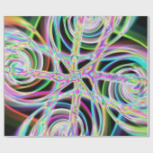 Iridescent Chrome Nine Cadeaupapier (Vlak)