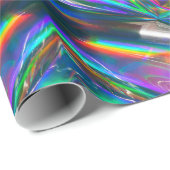 Iridescent Chrome-omslagpapier Cadeaupapier (Rol Hoek)