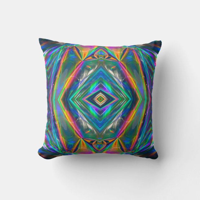 Iridescent Chrome Pillow Kussen (Voorkant)