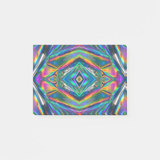 Iridescent Chrome Post merkt op Post-it® Notes (Voorkant)