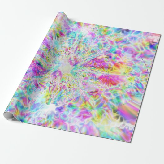 Iridescent Chrome Seven Cadeaupapier (Uitgerold)