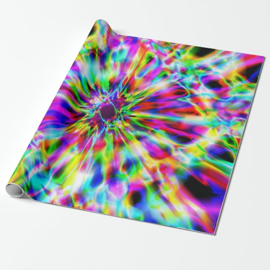 Iridescent Chrome Six Cadeaupapier (Uitgerold)
