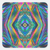 Iridescent Chrome Sticker (Voorkant)