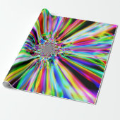 Iridescent Chrome Ten Cadeaupapier (Uitgerold)