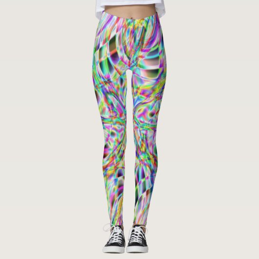 Iridescent Chrome Ten Leggings (Voorkant)