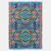 Iridescent Chrome Throw Blanket Deken (Voorkant Verticaal)