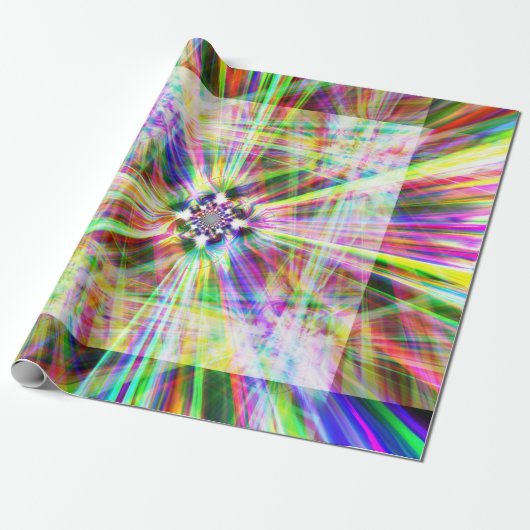 Iridescent Chrome Twelve Cadeaupapier (Uitgerold)