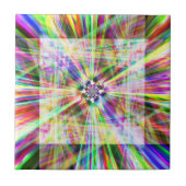 Iridescent Chrome Twelve Tegeltje (Voorkant)