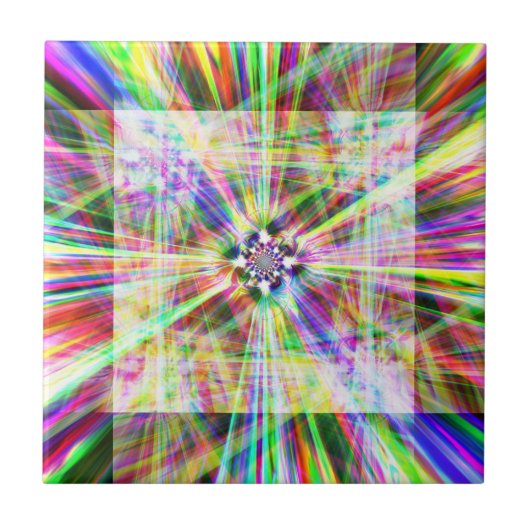 Iridescent Chrome Twelve Tegeltje (Voorkant)