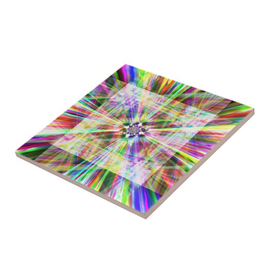 Iridescent Chrome Twelve Tegeltje (Zijkant)