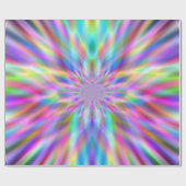 Iridescent Chrome Vier Cadeaupapier (Vlak)