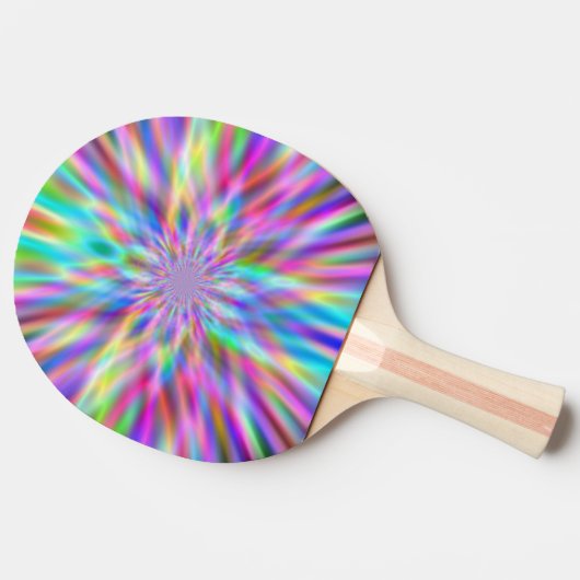 Iridescent Chrome Vier Tafeltennisbatje (Zijkant)