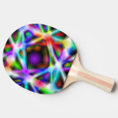 Iridescent Chrome Vijf Tafeltennisbatje (Zijkant)