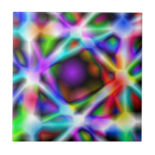 Iridescent Chrome Vijf Tegeltje (Voorkant)