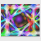 Iridescent chroom vijf cadeaupapier (Vlak)