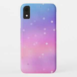 Iridescent Colors met Polka Dots Pattern Case-Mate iPhone Case