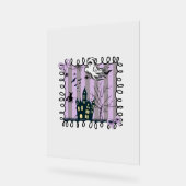 Iridescent Coquette Halloween Acryl Bord (Hoek)