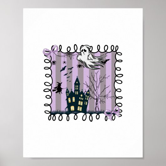 Iridescent Coquette Halloween Poster (Voorkant)