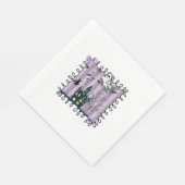 Iridescent Coquette Halloween Servet (Hoek)