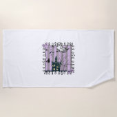 Iridescent Coquette Halloween Strandlaken (Voorkant)