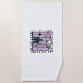 Iridescent Coquette Halloween Strandlaken (Voorkant)