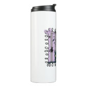 Iridescent Coquette Halloween Thermosbeker (Gedraaid links)