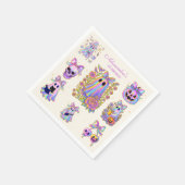 Iridescent Coquette Spooky ONE Halloween Servet (Hoek)