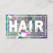 Iridescent Crystal | Haarstylist Visitekaartjes (Voorkant)