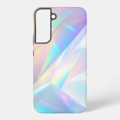 Iridescent Crystal Prism Holographic Design Samsung Galaxy Hoesje (Achterkant)