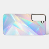 Iridescent Crystal Prism Holographic Design Samsung Galaxy Hoesje (Achterkant horizontaal)