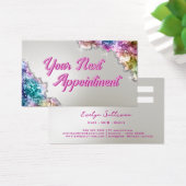 Iridescent crystals afspraakkaart visitekaartje (Bureau)