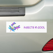 Iridescent Dive Bombing Dragonfings Bumpersticker (Op auto)