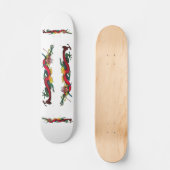 Iridescent Dragon skateboard (Voorkant)