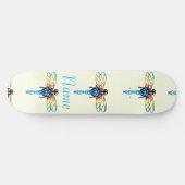 Iridescent dragonfly Thunder_Cove Persoonlijk Skateboard (Horizontaal)