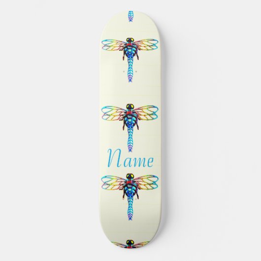 Iridescent dragonfly Thunder_Cove Persoonlijk Skateboard (Voorkant)