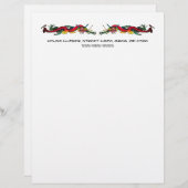 Iridescent Dragons letterhead Persoonlijk Briefhoofd (Voorkant / Achterkant)