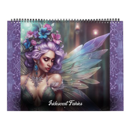 Iridescent Fairies door Ivy en Bat Kunstkalender Kalender (Hoes)