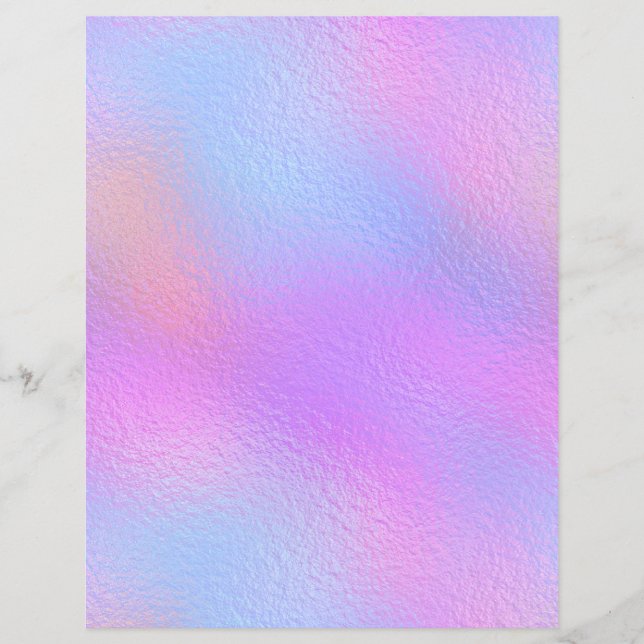 Iridescent Faux Foil Scrapbook Paper No. 63 (Voorkant)