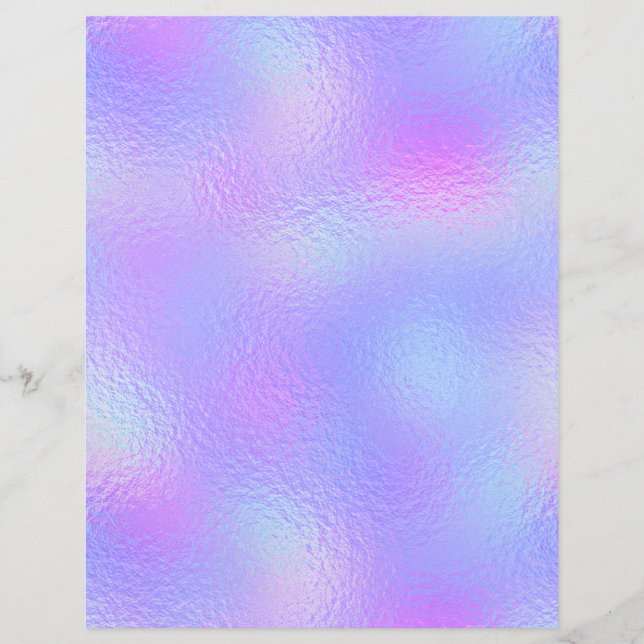 Iridescent Faux Folie Scrapbook Paper nr. 71 (Voorkant)